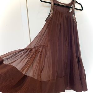 ROHIT + RAHUL Silk Babydoll Dress